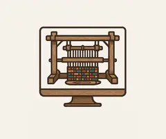A loom inside a computer screen